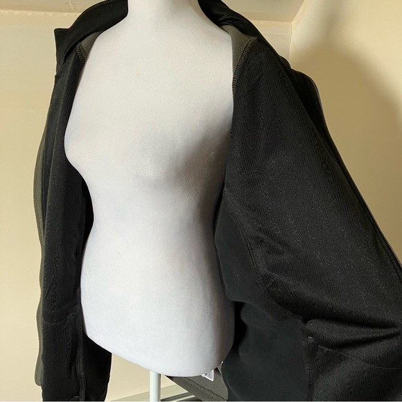 Men’s Spyder Green/Black Fleece Zip-up Sweatshirt size Large - Picture 6 of 7